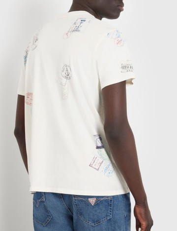 Tricou Guess, crem