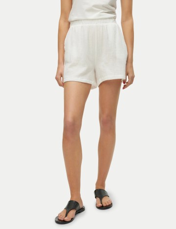 Pantaloni scurți Vero Moda, alb