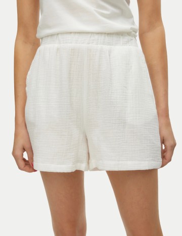 Pantaloni scurți Vero Moda, alb