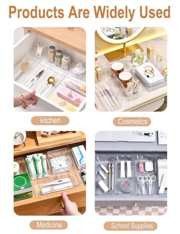 Set cutii depozitare Shein, transparent