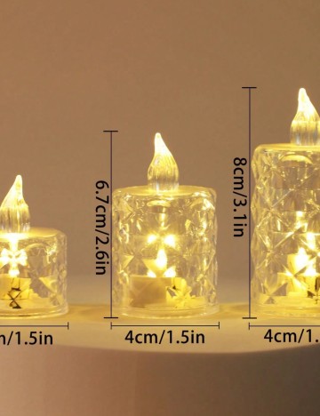 Set accesorii decorative Shein, transparent