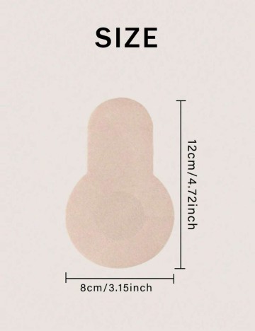 Set plasturi adezivi pentru sâni Shein, bej