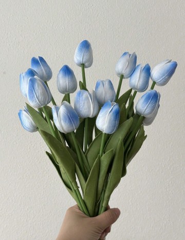 Plantă artificială decorativă Shein, albastru