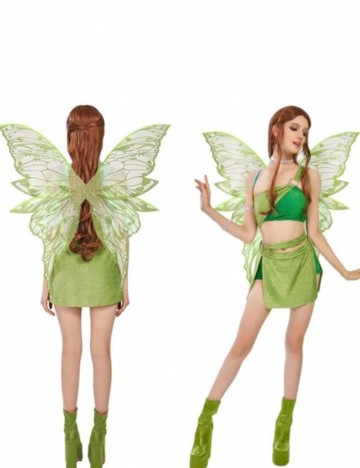 Aripi de fluture Shein, verde