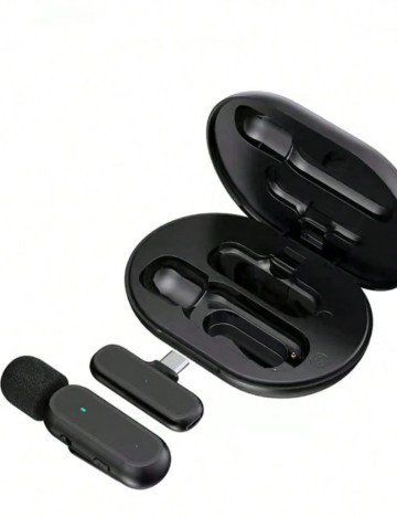 Lavaliera Wireless Shein, negru