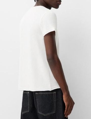 Tricou Bershka, alb