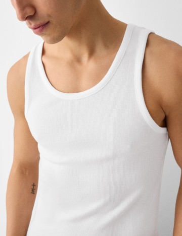 Maiou Bershka, alb