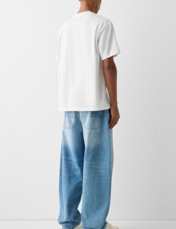 Tricou Bershka, alb