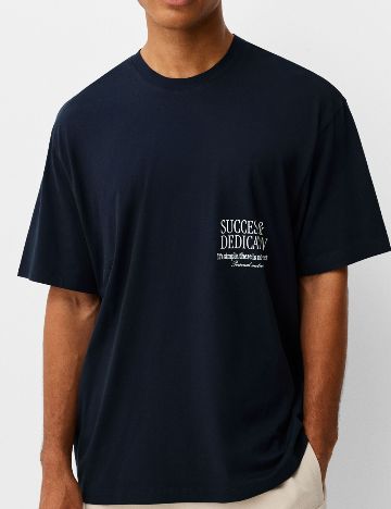 Tricou Bershka, bleumarin