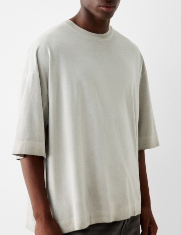 Tricou Bershka, gri