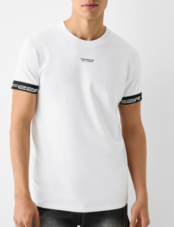 Tricou Bershka, alb