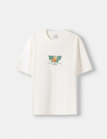 Tricou Bershka, alb