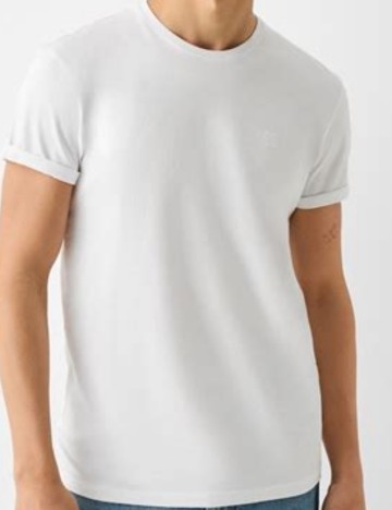 Tricou Bershka, alb