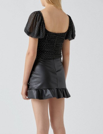 Top Pull&Bear, negru