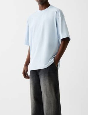 Tricou Bershka, albastru