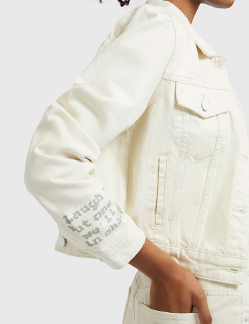 Jachetă De Blugi Guess, crem