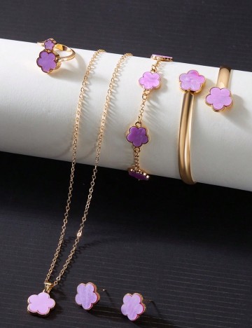 Set Bijuterii Shein, mix culori