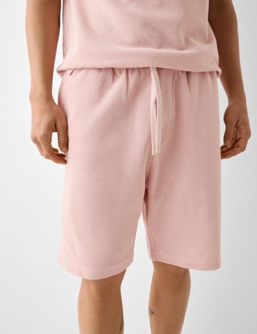 Pantaloni scurți Bershka, roz
