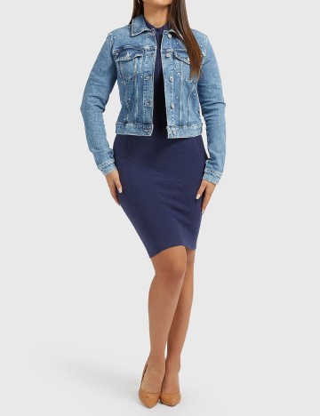 Jachetă De Blugi Guess, albastru