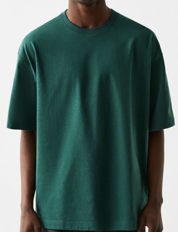 Tricou Bershka, verde