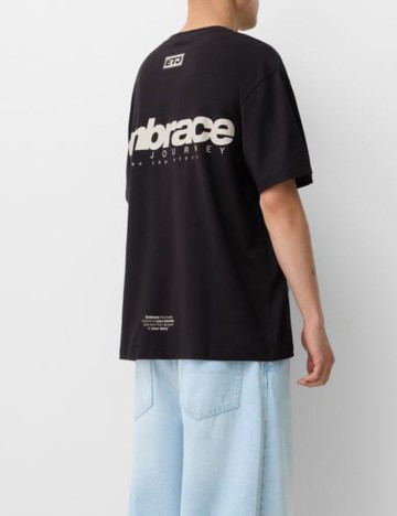 Tricou Bershka, transparent