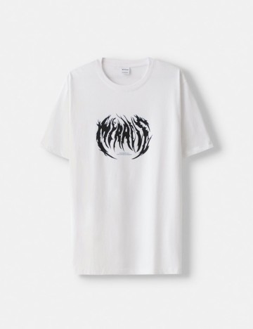 Tricou Bershka, alb