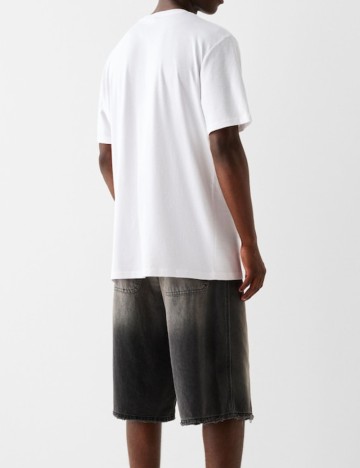 Tricou Bershka, alb