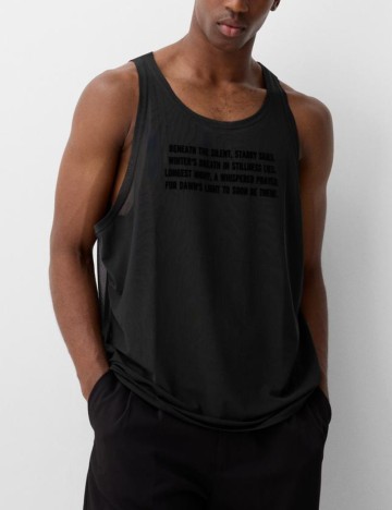 Maiou Bershka, negru