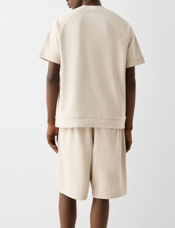 Tricou Bershka, bej