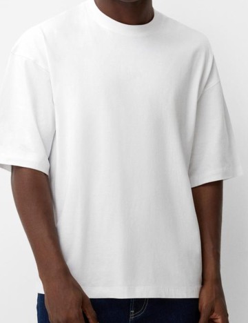 Tricou Bershka, alb