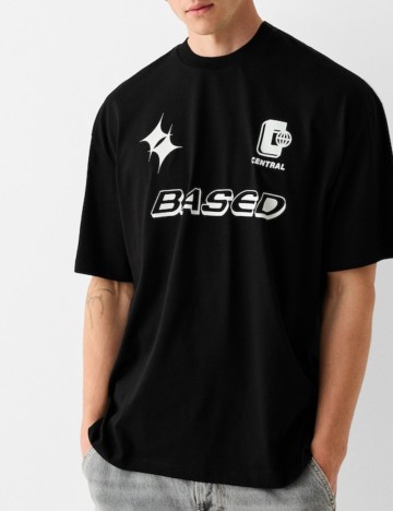 Tricou Bershka, negru