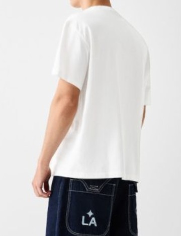Tricou Bershka, alb