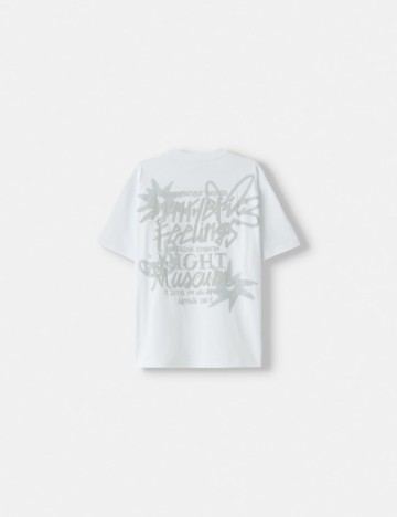 Tricou Bershka, alb