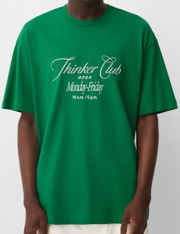 Tricou Bershka, verde