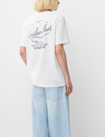 Tricou Bershka, alb