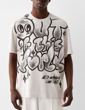 Tricou Bershka, mix culori
