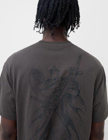 Tricou Bershka, gri