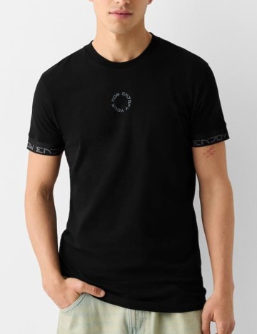 Tricou Bershka, negru