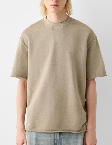 Tricou Bershka, bej