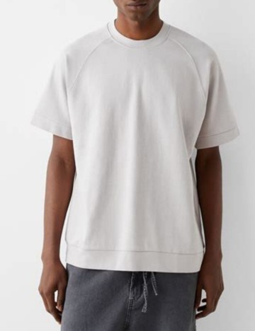 Tricou Bershka, gri
