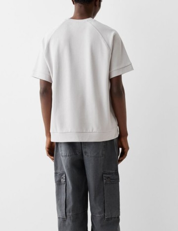 Tricou Bershka, gri