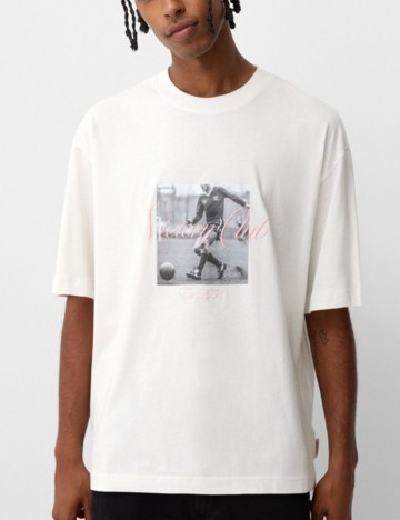 Tricou Bershka, alb