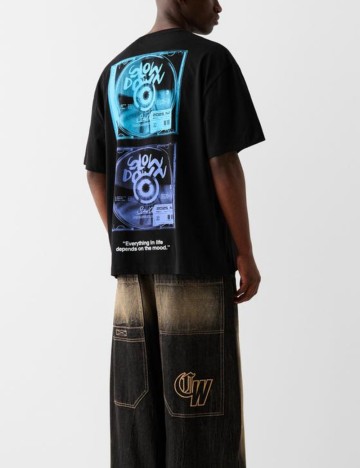 Tricou Bershka, negru