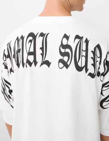 Tricou Bershka, alb