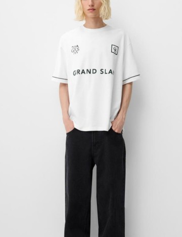 Tricou Bershka, alb
