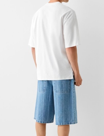Tricou Bershka, alb