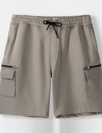 Pantaloni scurți Bershka, gri