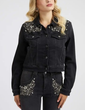 Jachetă De Blugi Guess, negru