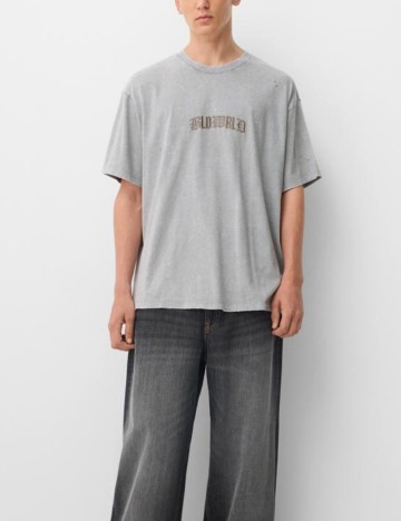 Tricou Bershka, galben