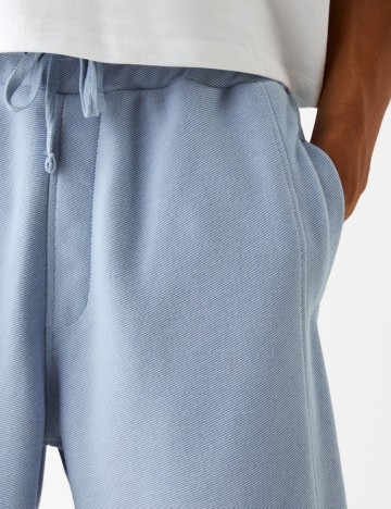 Pantaloni scurți Bershka, albastru